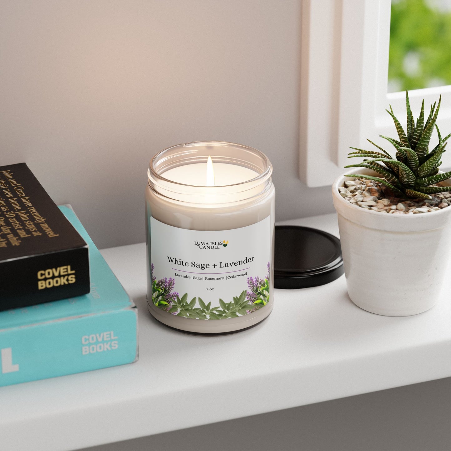 White Sage + Lavender Soy Candle
