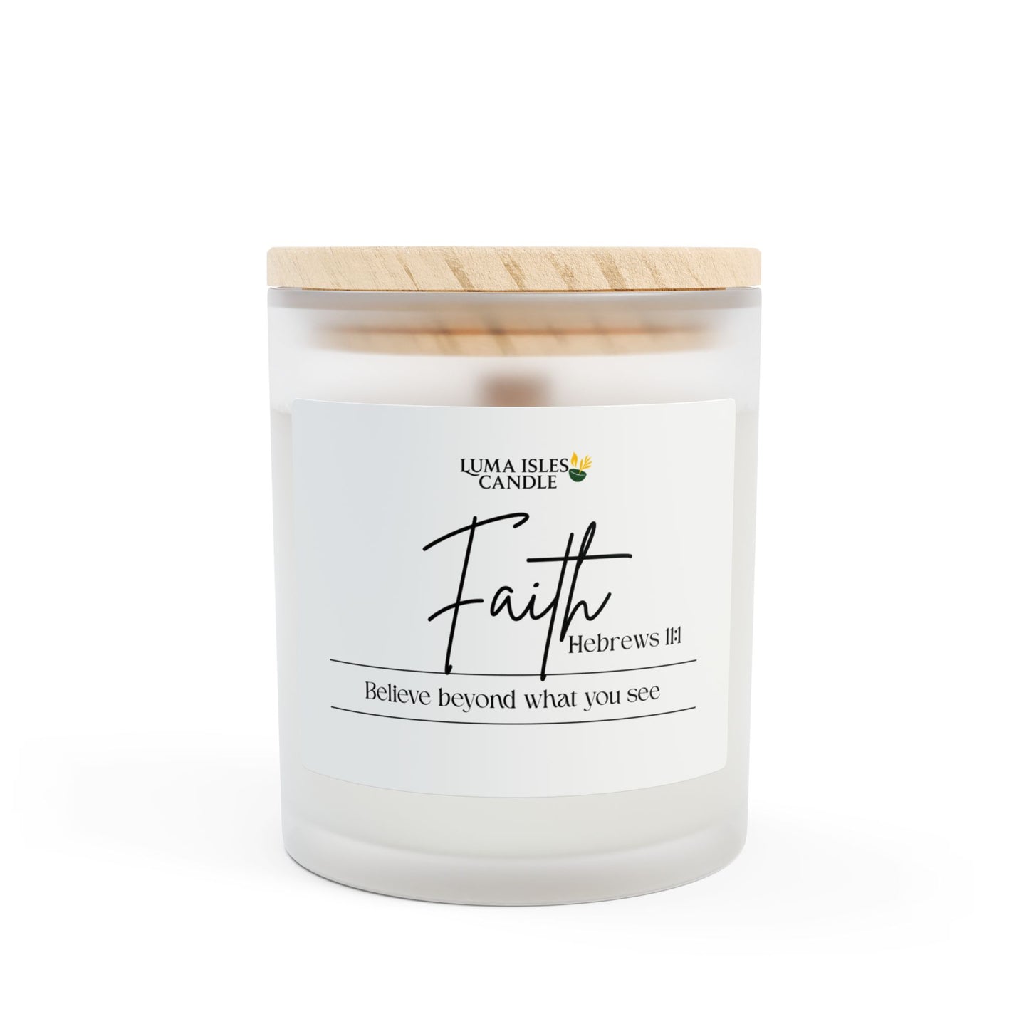 Faith Hebrews 11:1 Faith-Based Scripture Scented Candle