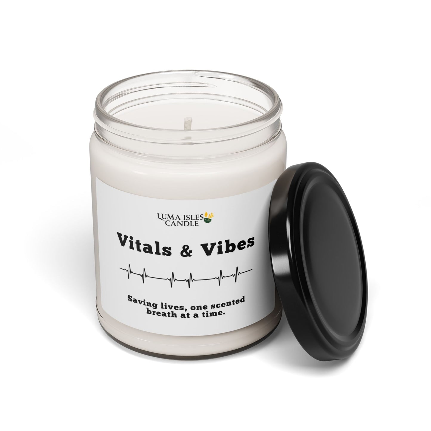 Vitals & Vibes Scented Candle Perfect for Nurses, Doctor, Health Care Providers