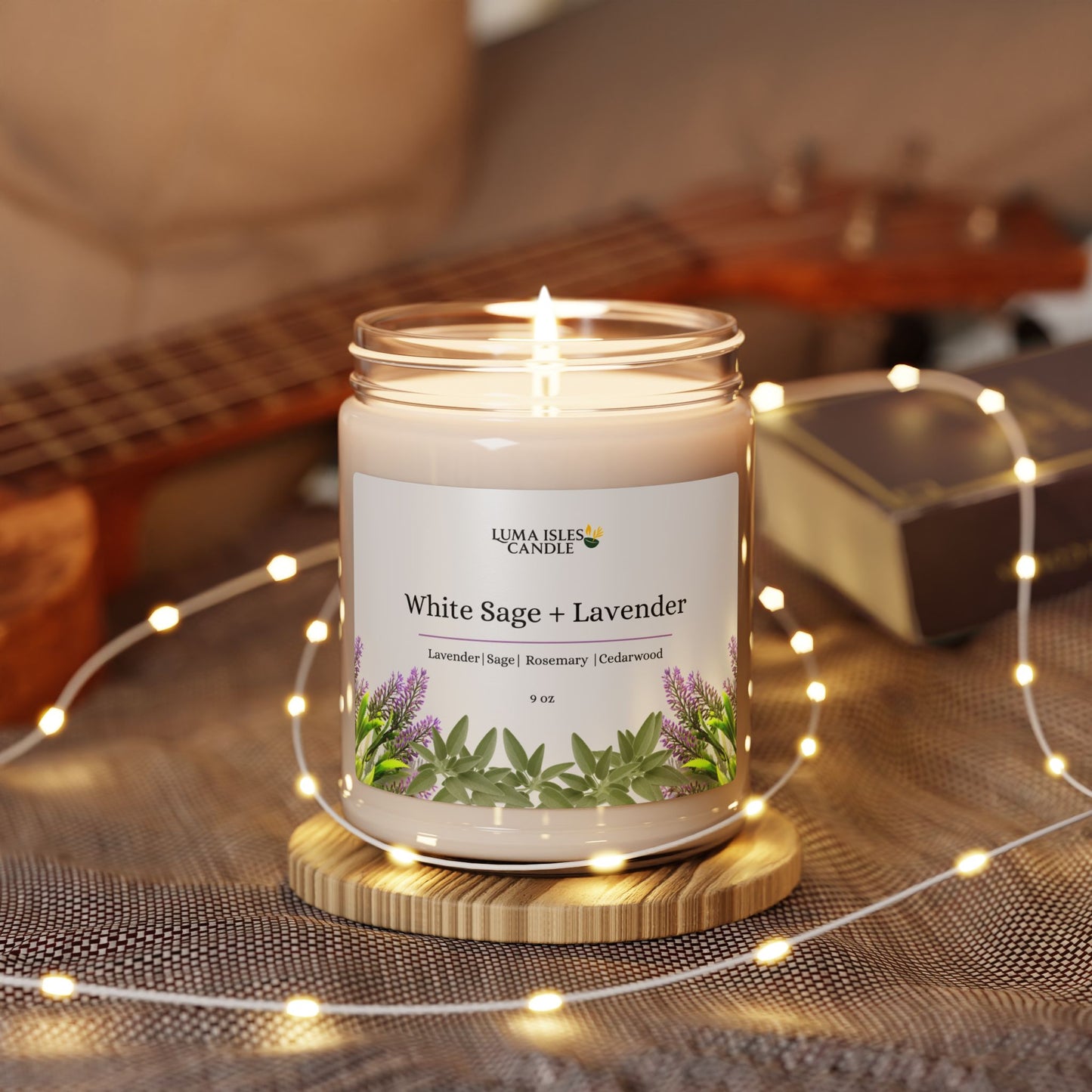 White Sage + Lavender Soy Candle