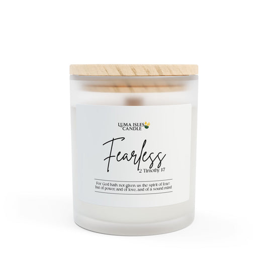 Fearless 2 Timothy 1: 7-10 Faith-Based Scripture Scented Candle