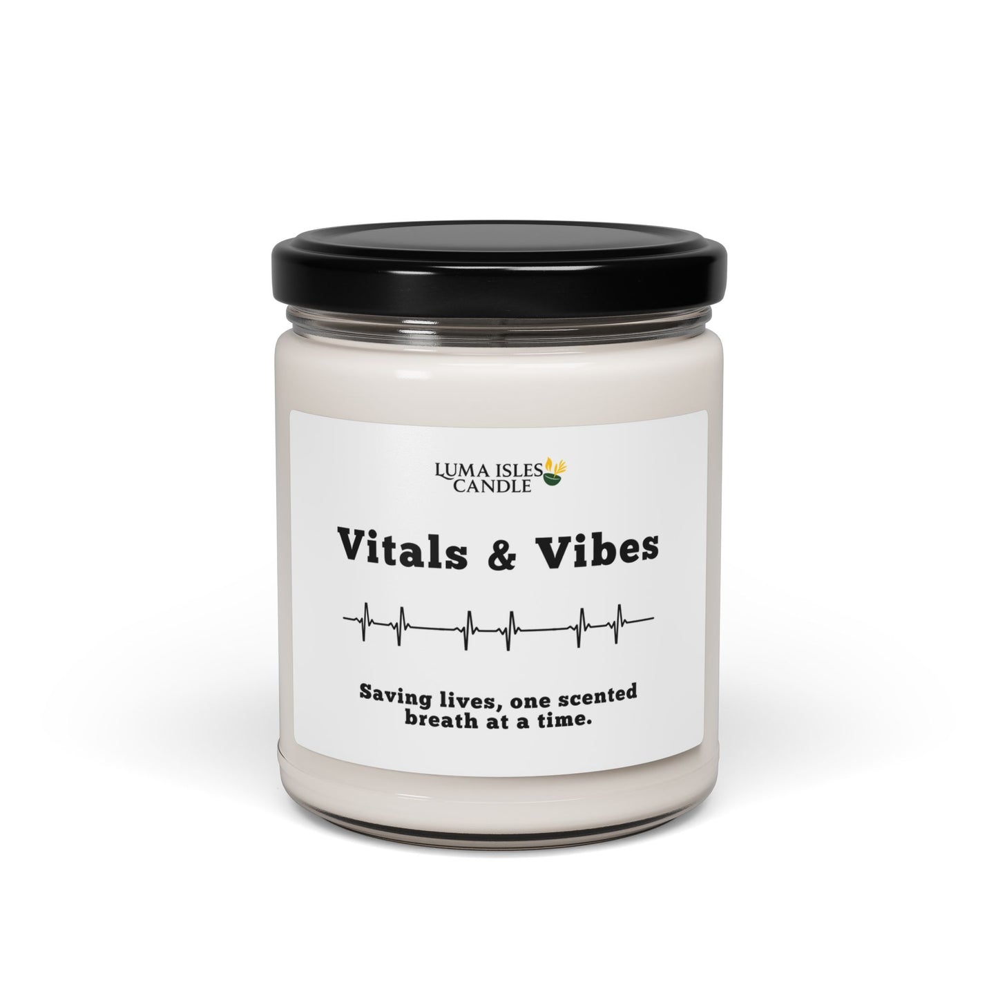 Vitals & Vibes Scented Candle Perfect for Nurses, Doctor, Health Care Providers