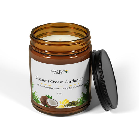 Coconut Cream Cardamom Exotic Comfort Candle (9oz)