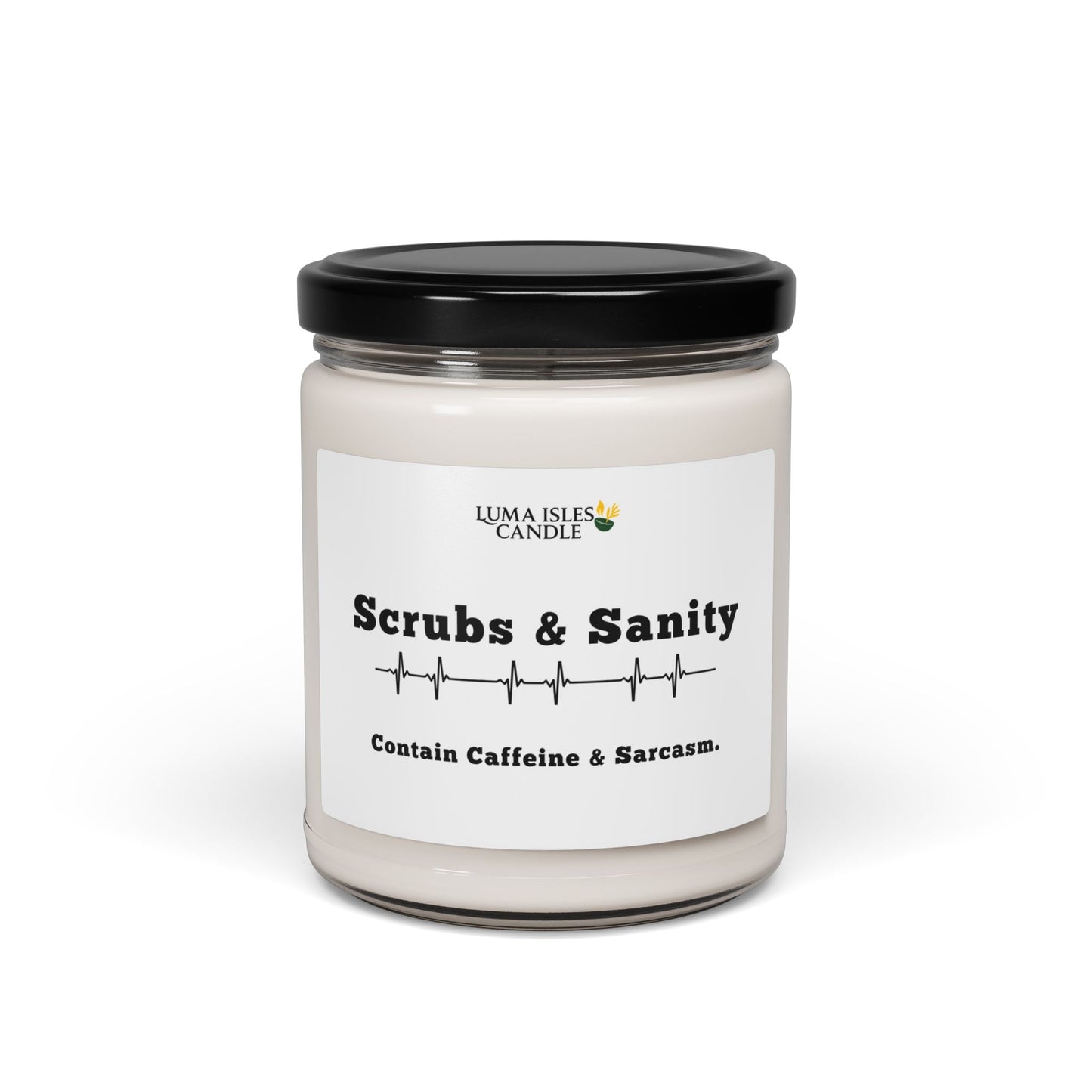 Scrubs & Sanity Scented Soy Candle Perfect Gift for Nurses, Doctors, Coworker appreciation